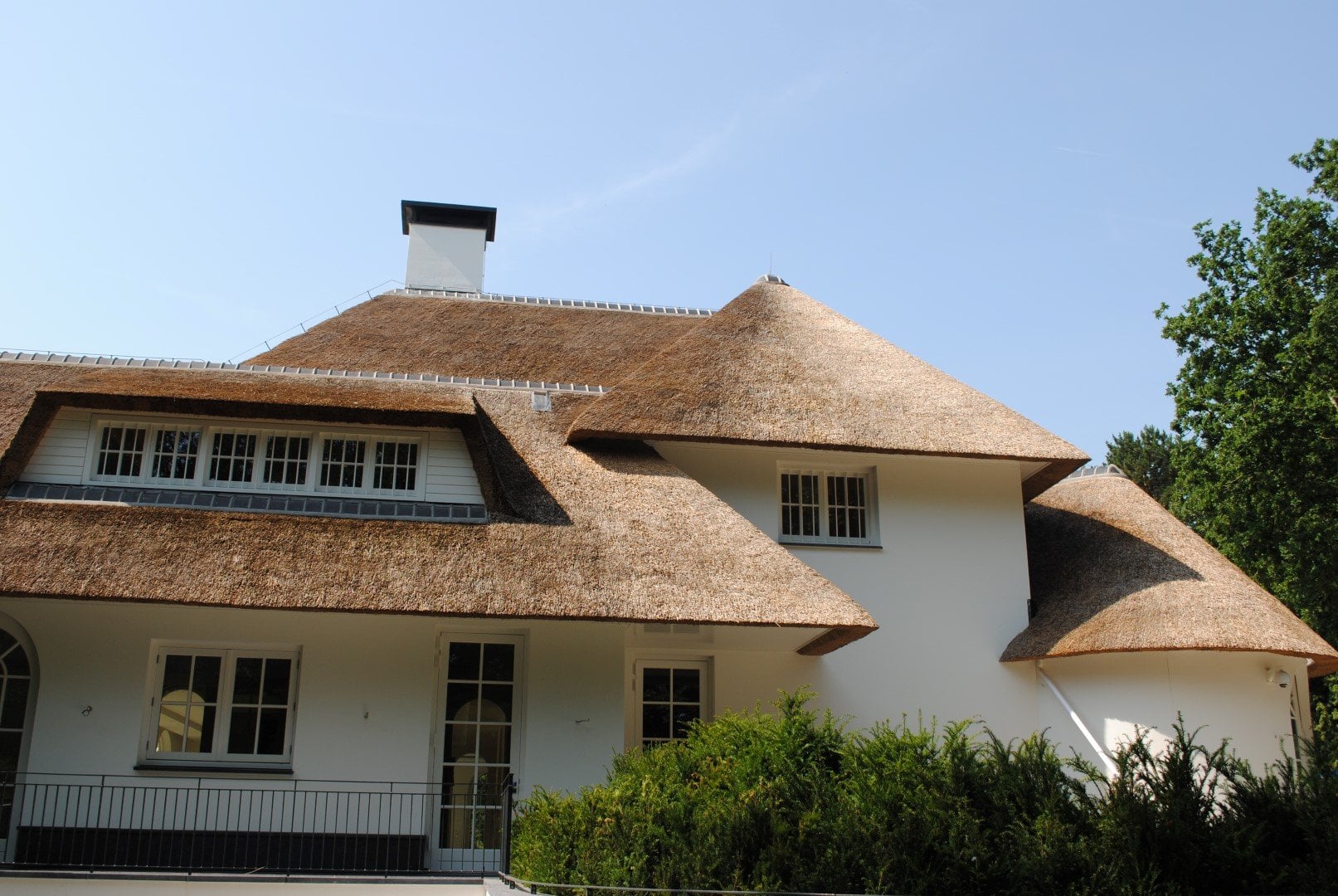 Rietgedekte villa, foto